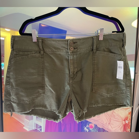 NWT Pilcro low-rise wanderer shorts - sz 32 - Picture 3 of 7